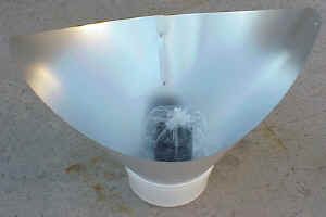 The Funnel Cooker can also be made from Mylar.