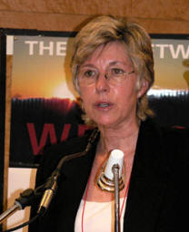Patricia McArdle at the 2006 international solar cookers conference