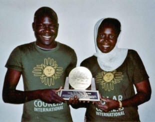 Gilhoube Patallet and Marie-Rose Neloum were awarded the 2007 Prize for Humanity for their work in Iridimi