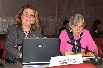Joyce Jett (left) and Sonia Heptonstall